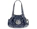 Kathy Van Zeeland Nappa Double Handle Ring Shopper Crown Princess