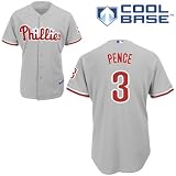 Hunter Pence Philadelphia Phillies Authentic Road COOL BASE Jersey by Majestic