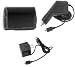 Electronics : LG ENV2 VX-9100 VX9100 Verizon Cell Phone Accessory Bundle Kit - Premium Black Carrying Pouch Leather Case With Belt Clip + Car + Home Travel Charger