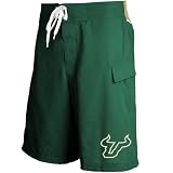 South Florida Bulls Green Team Logo Boardshorts