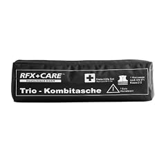 RFX + Care FA200-5451616 TRIO Kombitasche schwarz, Erste Hilfe nach DIN 13164 + Warndreieck ECE + Warnweste EN 471