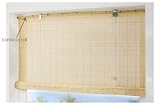 Natural Brown - Bamboo Roll Up Roller Blind / Blinds - 90x160cm