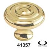 1 1/2 Round Polished Brass Cabinet Knob Lot of 25