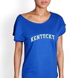 Kentucky Wildcats Off-Shoulder Top Sweatshirt