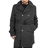 ミリタリーコート 新品 米軍ARMY ショート トレンチコート ブラック アメリカ軍 40