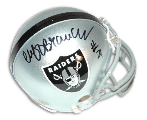 Cliff Branch Autographed Oakland Raiders Mini Helmet Inscribed 