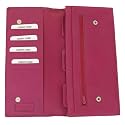 Golunski Genuine Leather Travel Wallet Bright Pink