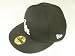 Los Angeles Dodgers Black with White 59FIFTY Fitted Cap (7 1/8)