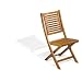 Oxford Garden Capri Acacia Folding Chair