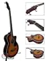 New Electric Acoustic Bass Guitar W/ Equalizer & Accessories