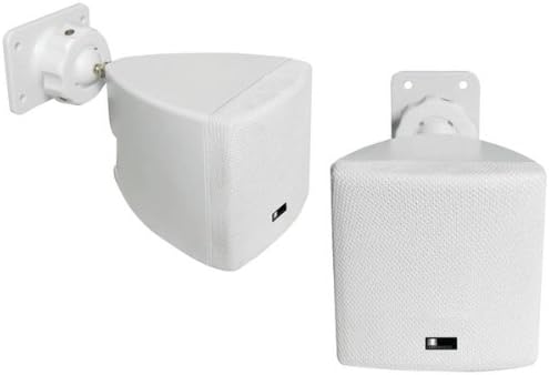 Brand New Pure Acoustics Mini Cube Speaker With Wall Bracket (White)