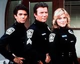 Kitchen & Housewares : WILLIAM SHATNER AS SGT. THOMAS J. 'T.J.' HOOKER, ADRIAN ZMED AS OFFICER ROMANO FROM T.J. HOOKER - Licensed Photo - Professional Photographic Print - Picture SIZE 10x8" (25x20cm)