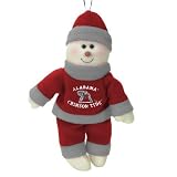 Alabama Crimson Tide 10-Inch Snowflake Friend Plush
