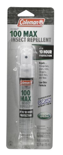Coleman 100 Max DEET GoReady Spray Pen Insect Repellent 0.5 oz. Coleman 100 Max DEET GoReady Spray Pen Insect Repellent 0.5 oz.