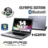 Acer Aspire Timeline AS4810TZ-4982 Olympic Edition Notebook PC - Intel Pentium Dual-Core ULV SU4100 1.3GHz, 3GB DDR3, 250GB HDD, DVDRW, 14" Display, Windows 7 Home Premium 64-bit