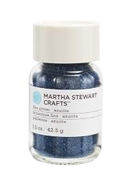 Martha Stewart Crafts Fine Glitter, Azurite, 1-1/2 Ounces