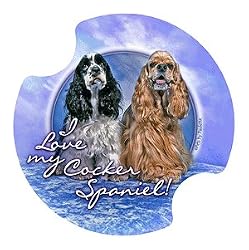 Cocker Spaniel Carsters, Coasters for Your Car