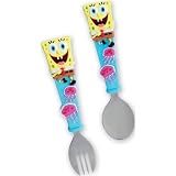  : Munchkin Spongebob Squarepants Toddler Fork And Spoon Set