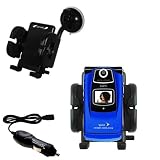Sanyo Katana Flexible Auto Windshield Holder with Car Charger - Uses Gomadic TipExchange