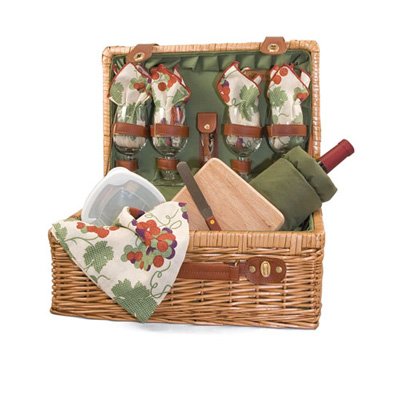 Sonoma Wine Basket - Pine Green Wine Basket