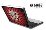 Apple Macbook 13 Skin Decal Sticker with E Shock impact protection - Ragdoll Red