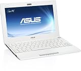 Asus R052C-WHI001S 25,7 cm (10,1 Zoll) Netbook (Intel Atom N2800 ,1,8 GHZ, 1GB RAM, 320GB HDD, Intel GMA 3650, Win 7 Starter) weiß glossy