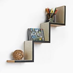 Trista - [Artistic Conception] Ladder-Shaped Leather Shelf / Bookshelf / Floating Shelf