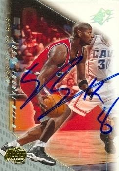 Tyrone Nesby Autographed/Hand Signed Basketball Card (Los Angeles Clippers) 2000 Upper Deck SPX #36