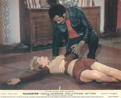 SLAUGHTER JIM BROWN ORIGINAL LOBBY CARD