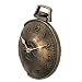New Haven N91685HWCB 8-1/2 by 6 by 2-Inch Bronze Off The Wall Pocket Watch Clock