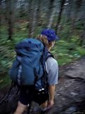 Backpacking on Franconia Ridge Trail, Boreal Forest, New Hampshire, USA Photographic Poster Print by Jerry & Marcy Monkman, 18x24