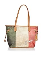 Y NOT ? Bolso shopping (Verde / Blanco / Rojo)