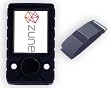 3-in-1 Microsoft Zune Combo Set - BLACK Silicon/Silicone Protective Skin Case + Sport/Workout Armband + Home/Wall/Travel Charger (Adapter) for mp3 Audio/Video Player - VANMOBILE