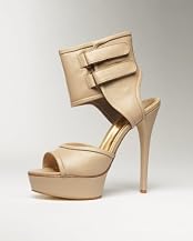 Shana Leather Cuffed Platform Sandal