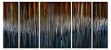 Energize II Contemporary painting on metal - wall Sculptures by Ash Carl - modern home decor