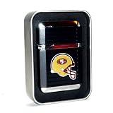 San Francisco 49ERS Refillable Butane Torch Lighter with Tin Gift Box