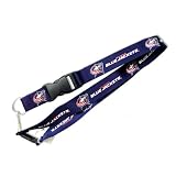 Columbus Jackets Clip Lanyard Keychain Id Ticket Holder - Blue