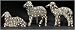 18" Sheep Lighted Fontanini Nativity Christmas Yard Art 3-Piece Set