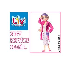 Liv Doll Liv'n Cozy Pajama Robe Outfit Clothes