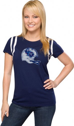 Tennessee Titans Women's Vintage Helmet Tee, Medium