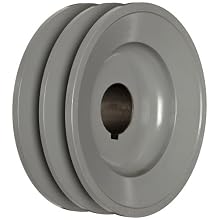 TB Woods 2BK50118 FHP Bored-To-Size, 4.75" Outside Body Diameter, 1.125" Bore Diameter V-Belt Sheave