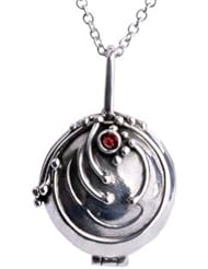 Rhodium Plated Fashion Vampire Diaries Elena Gilbert Vervain 925 Sterling Silver Pendant Necklace