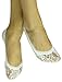 ToBeInStyle Women's Pack of 6 Floral Sheer Shoe Liner Footie - BWB - OS