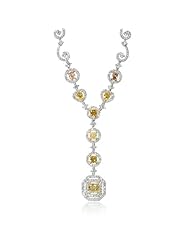 Diamond 18k White Gold Drop Necklace