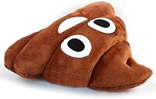 Stuffed Pillow Cushion Emoji Poop Shaped Smiley Face Doll Toy 1 Pc