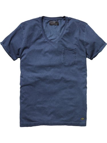 Scotch & Soda Herren Shirt/ T-Shirt s/s v-neck 