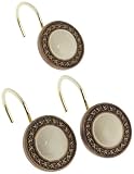 Carnation Home Fashions Andover Ceramic Resin Shower Curtain Hook