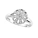14K White Gold 0.13 ct. Diamond Fashion Ring