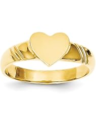 14k Childrens Heart Ring