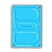 Fintie Apple iPad Air Case - CaseBot Tuatara Series Rugged Unibody Dual Layer Hybrid Full Protective Cover with Built-in Screen Protector and Impact Resistant Bumper, Lifetime Warranty, Blue